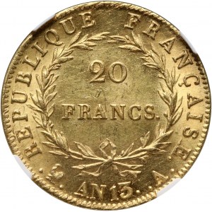 France, Napoleon I, 20 Francs AN13 A, Paris