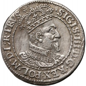 Zygmunt III Waza, ort 1618 SB, Gdańsk, WĄSY