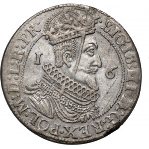 Sigismund III Vasa, ort 1623, Gdansk, letter D pierced to G