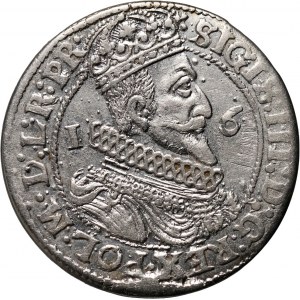 Sigismund III Vasa, ort 1624/23, Gdansk, date pierced from 23