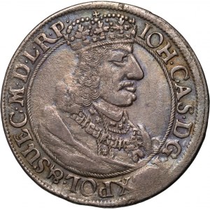 Jan II Kazimierz, ort 1658/7 DL, Gdańsk, GEDANENSIS, gestanztes Datum
