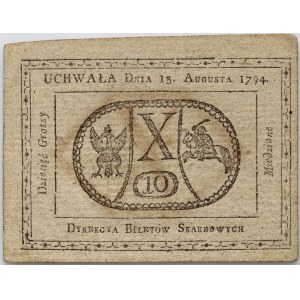 Insurekcja Kościuszkowska, 10 groszy miedziane 13.08.1794
