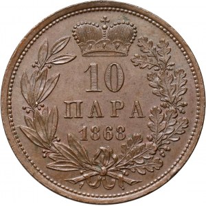 Serbien, Michal Obrenović III, 10 Abs. 1868