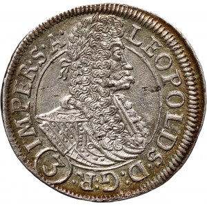 Österreich, Leopold I., 3 krajcars 1697 GE, Prag