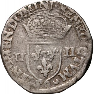 Heinrich III. von Valois, 1/4 ecu 1579, Rennes