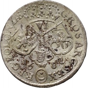 Johann III. Sobieski, Sixpence 1682, Krakau