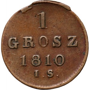 Duchy of Warsaw, Frederick August I, 1810 IS penny, Warsaw