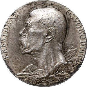Tschechoslowakei, Medaille von 1937, Zum Gedenken an den Tod von Tomáš Masaryk