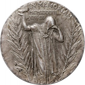Czechosłowacja, medal z 1937 roku, Na pamiątkę śmierci Tomáša Masaryka