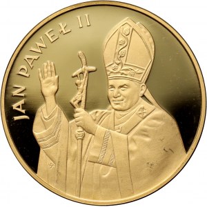 Volksrepublik Polen, 10000 Gold 1982, Johannes Paul II, Valcambi, Spiegelmarke