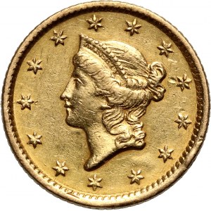 Vereinigte Staaten von Amerika, Dollar 1854, Philadelphia, Freiheitskopf