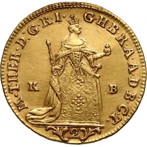 Ungarn, Maria Theresia, 2 Dukaten 1765 KB, Kremnica