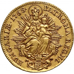 Ungarn, Maria Theresia, 2 Dukaten 1765 KB, Kremnica