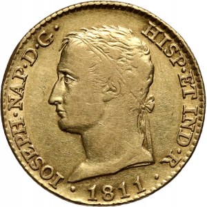 Hiszpania, Józef Bonaparte, 80 reali 1811 M, Madryt