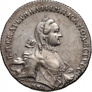 Russland, Katharina II., Rubel 1764 ММД EI, Moskau