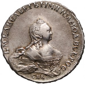 Russland, Elisabeth I., Rubel 1754 СПБ IM, St. Petersburg