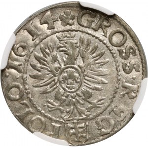 Sigismund III Vasa, penny 1614, Krakow