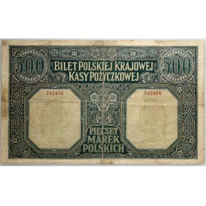 II RP, 500 marek polskich, 15.01.1919