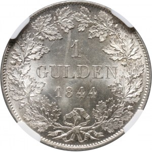 Germany, Bayern, Ludwig I, Gulden 1844, Munchen