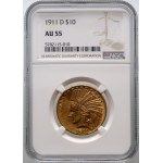 Stany Zjednoczone Ameryki, 10 dolarów 1911 D, Denver, Indianin