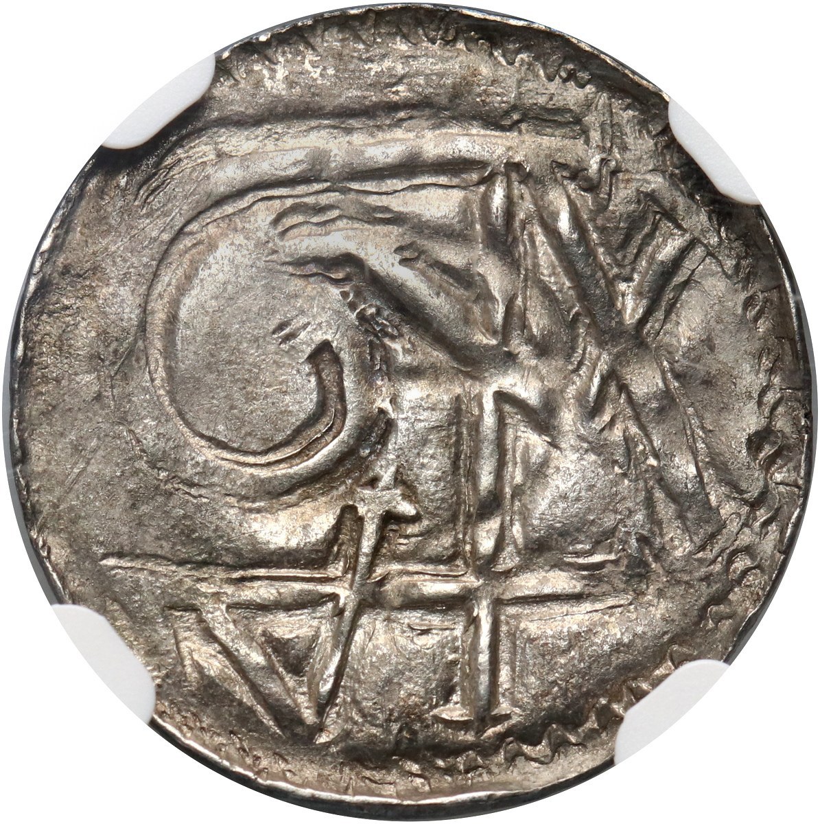 Sieciech, palatyn Władysława Hermana (10901100), denar z monogramem