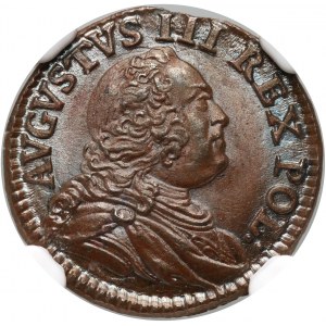 Augustus III, 1749 jewel, trial issue
