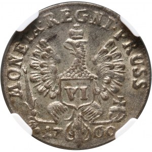 Russia, Elizabeth I, Coins for Prussia, 6 Groschen 1760, Koenigsberg