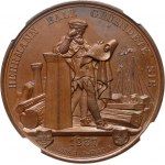XIX wiek, medal z 1837 roku, wybity z okazji 600-lecia Elbląga