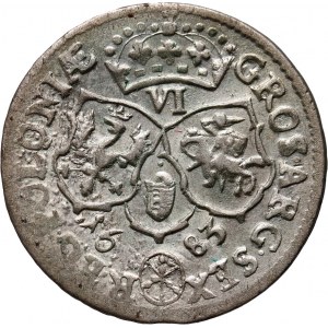 John III Sobieski, sixpence 1683 TLB, Bydgoszcz