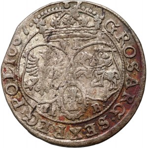 John II Casimir, sixpence 1667 TLB, Bydgoszcz