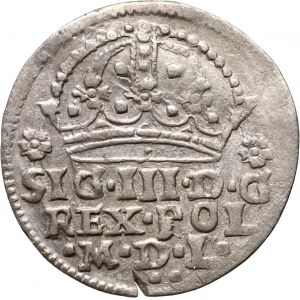 Sigismund III Vasa, penny 1608, Cracow