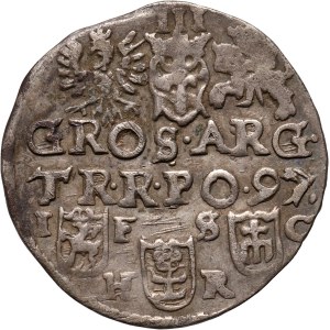 Zygmunt III Waza, trojak 1597, Bydgoszcz