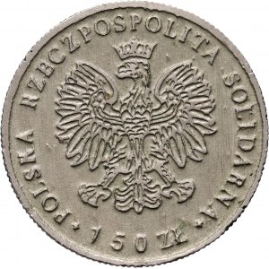 People's Republic of Poland, Polish Solidarity Republic, 150 zloty, Jozef Pilsudski