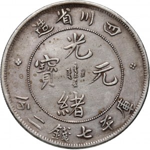 China, Szechuan, Guangxu, undatierter Dollar (1901-1908)