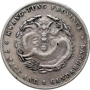 China, Kwangtung, Guangxu, undatierter Dollar (1890-1908)