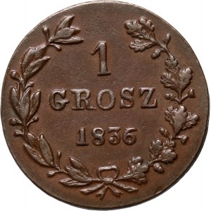 Russian partition, Nicholas I, penny 1836/5 MW, Warsaw