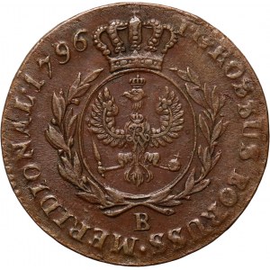 South Prussia, Frederick William II, 1796 B penny, Breslau