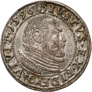 Prusy Książęce, Jerzy Fryderyk, grosz 1596, Królewiec