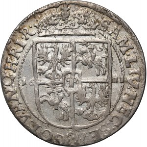 Sigismund III Vasa, ort 1621, Bydgoszcz, without decorations at the shield on the reverse side