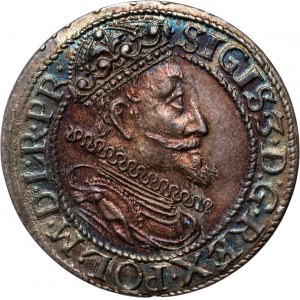 Sigismund III Vasa, ort 1615, Gdansk, pointed shield