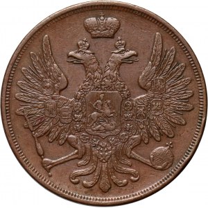 Zabór rosyjski, Aleksander II, 3 kopiejki 1856 BM, Warszawa
