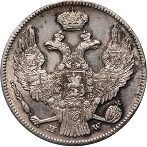 Russian partition, Nicholas I, 30 kopecks = 2 zlotys 1839 MW, Warsaw