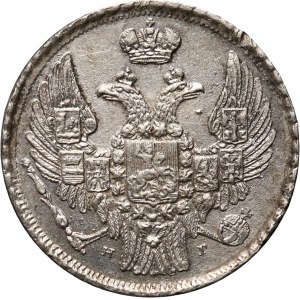 Zabór rosyjski, Mikołaj I, 15 kopiejek = 1 złoty 1838 НГ, Petersburg