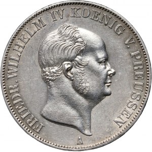 Germany, Prussia, Friedrich Wilhelm IV, 2 Vereinsthaler 1859 A, Berlin