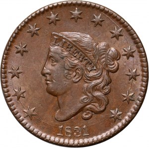 United States of America, 1 Cent 1831, Philadelphia, Liberty Head