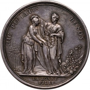 Medal z 1747 roku, Zaślubiny Marii Józefy (córki Augusta III)