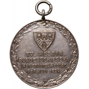20th century, Malbork, medal of 1924, Rifleman Medal