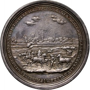 August III, medal from 1754, Return of Toruń and Royal Prussia to Poland