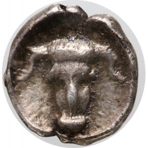 Grecja, Lukania, Metapontum, obol ok. 440-430 p.n.e.