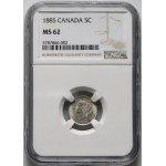 Kanada, Victoria, 5 Cents 1885